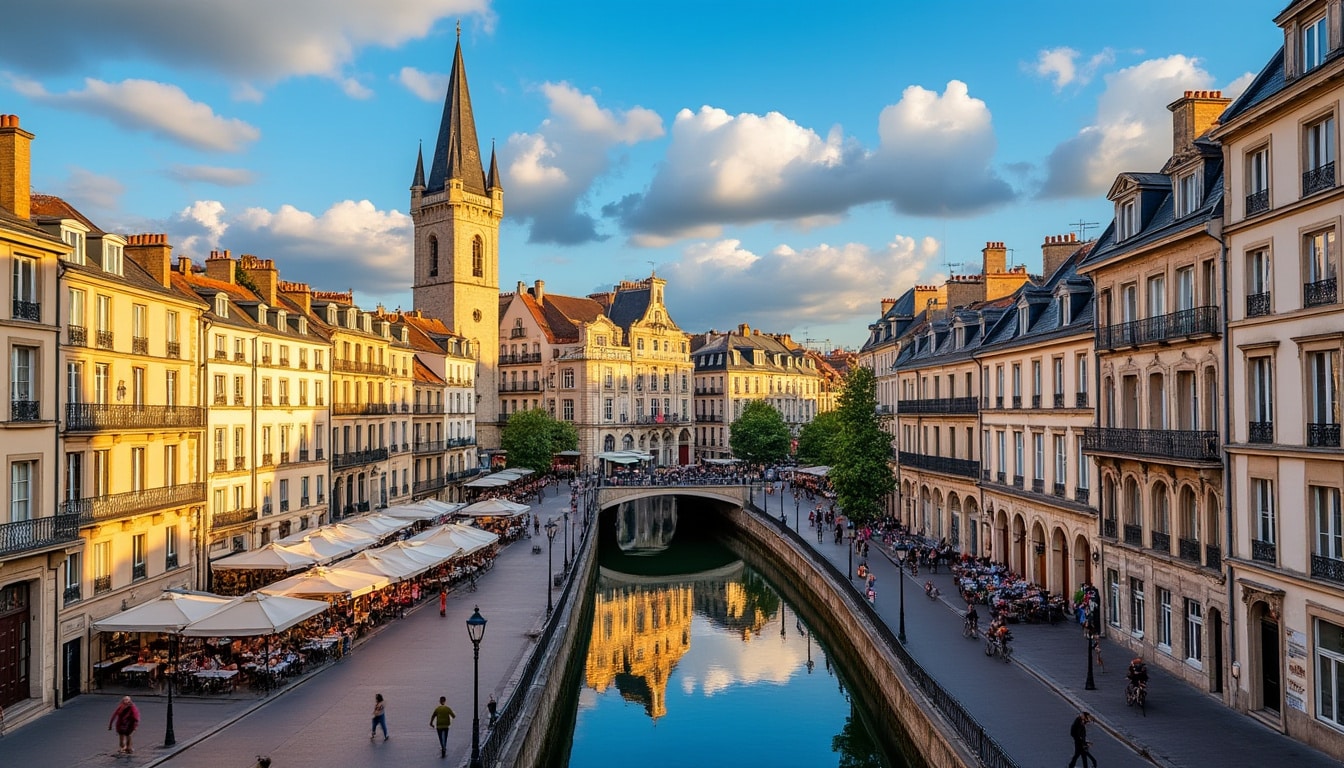 Illustration: Panorama des quartiers de Bordeaux : organisation urbaine et repères historiques