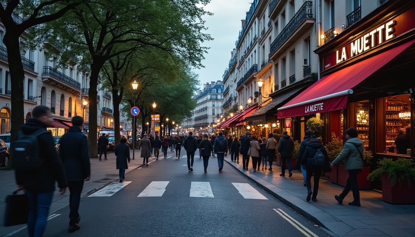 Illustration: Présentation et localisation du quartier de la Muette