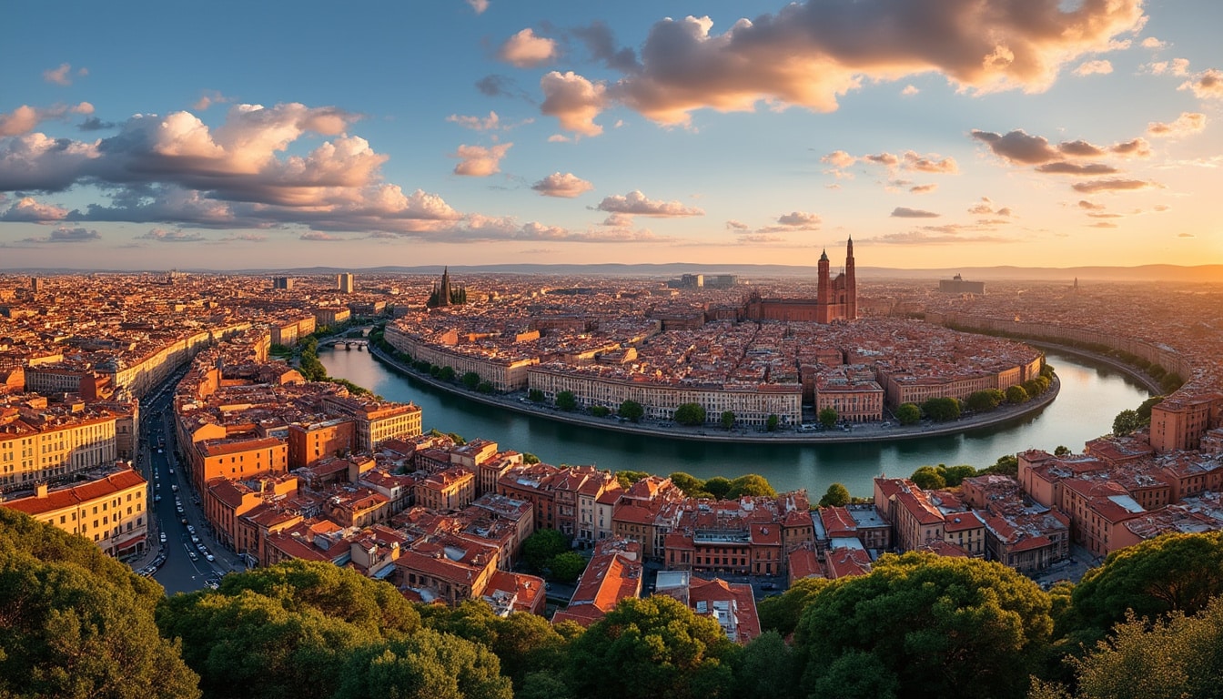 Illustration: Présentation générale de l’organisation des quartiers à Toulouse