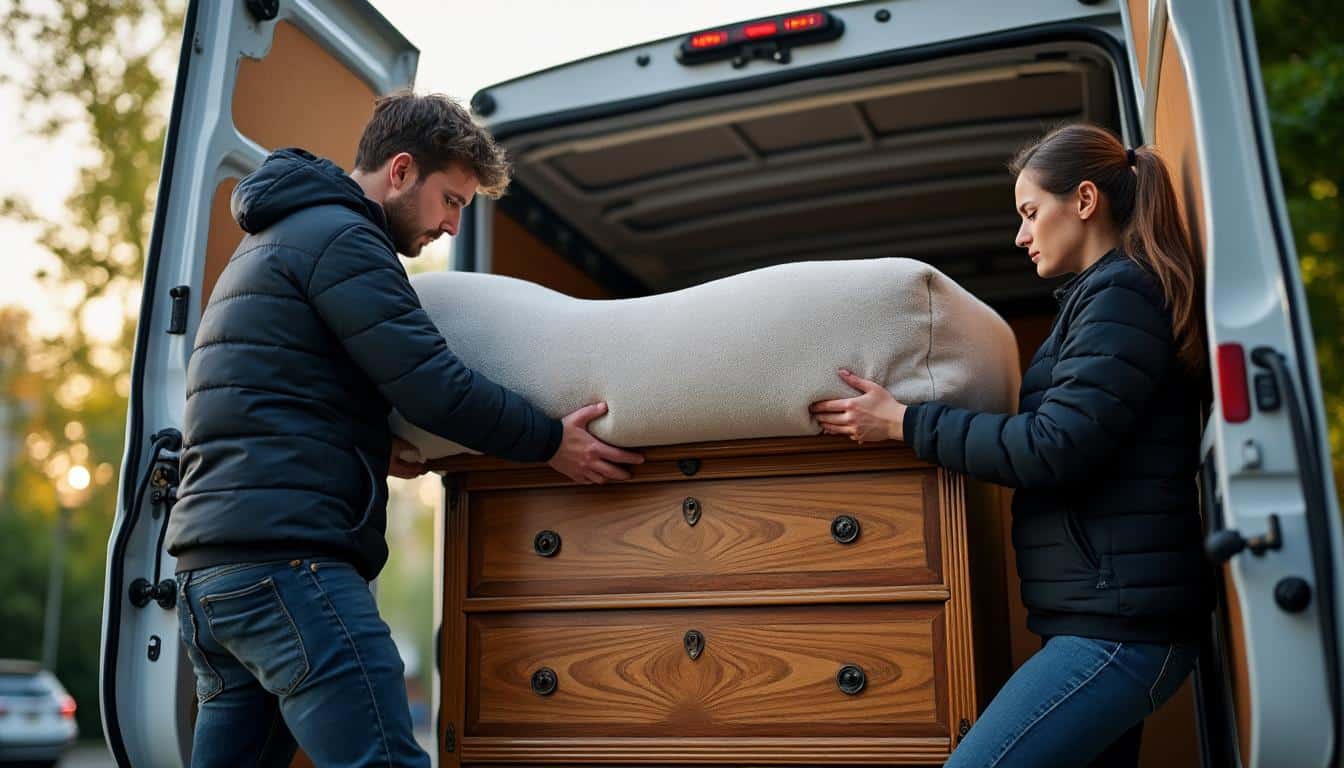 Conseils de calage pour les meubles fragiles lors du transport