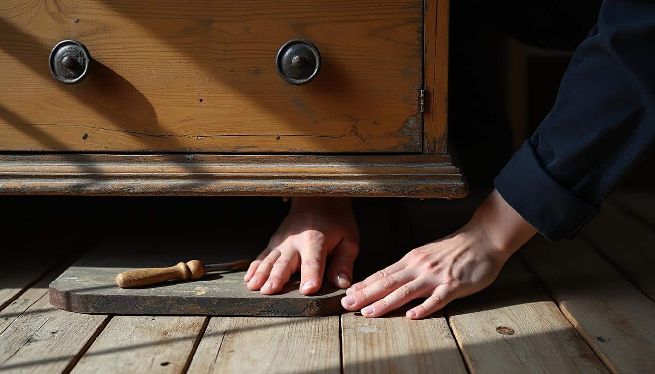 Comment caler un meuble sur un plancher ancien