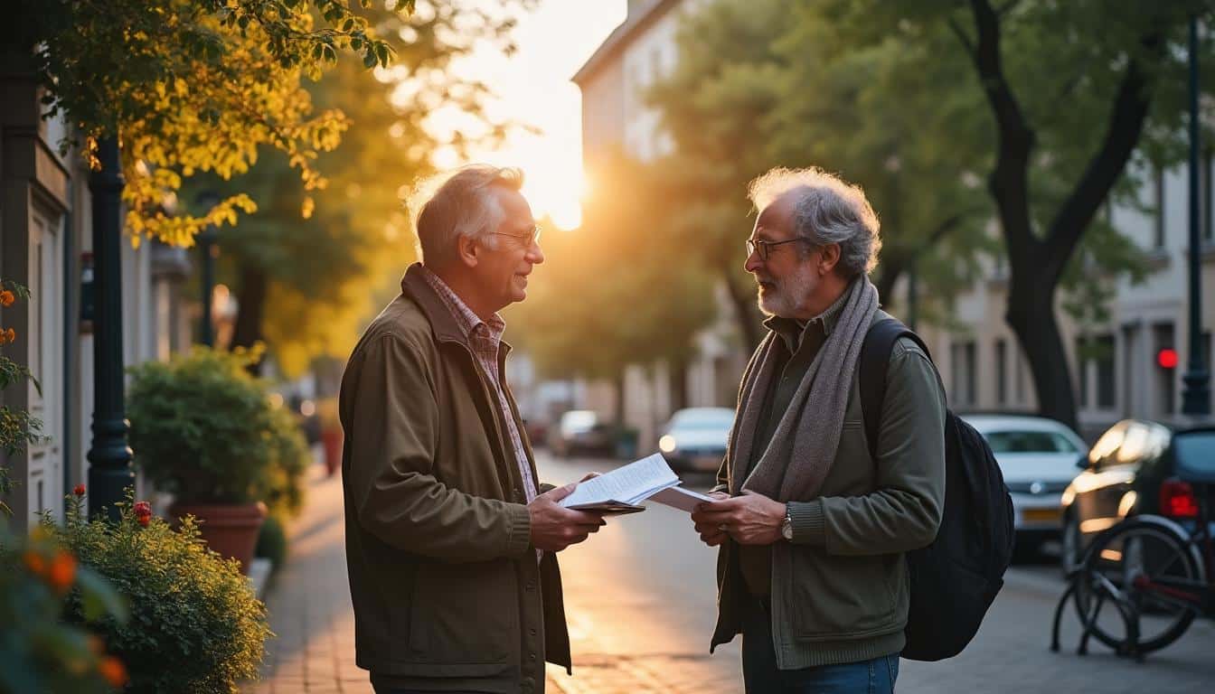 Illustration: Apprendre à utiliser le dialogue et la médiation pour apaiser les conflits avec un voisin