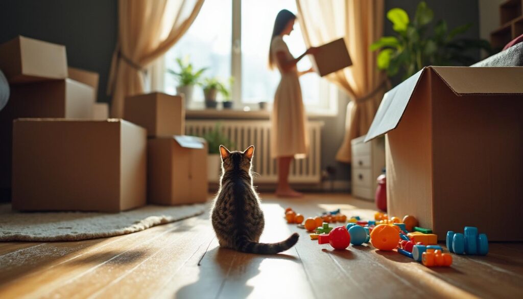 Chat et déménagement : conseils pour un transfert sans stress