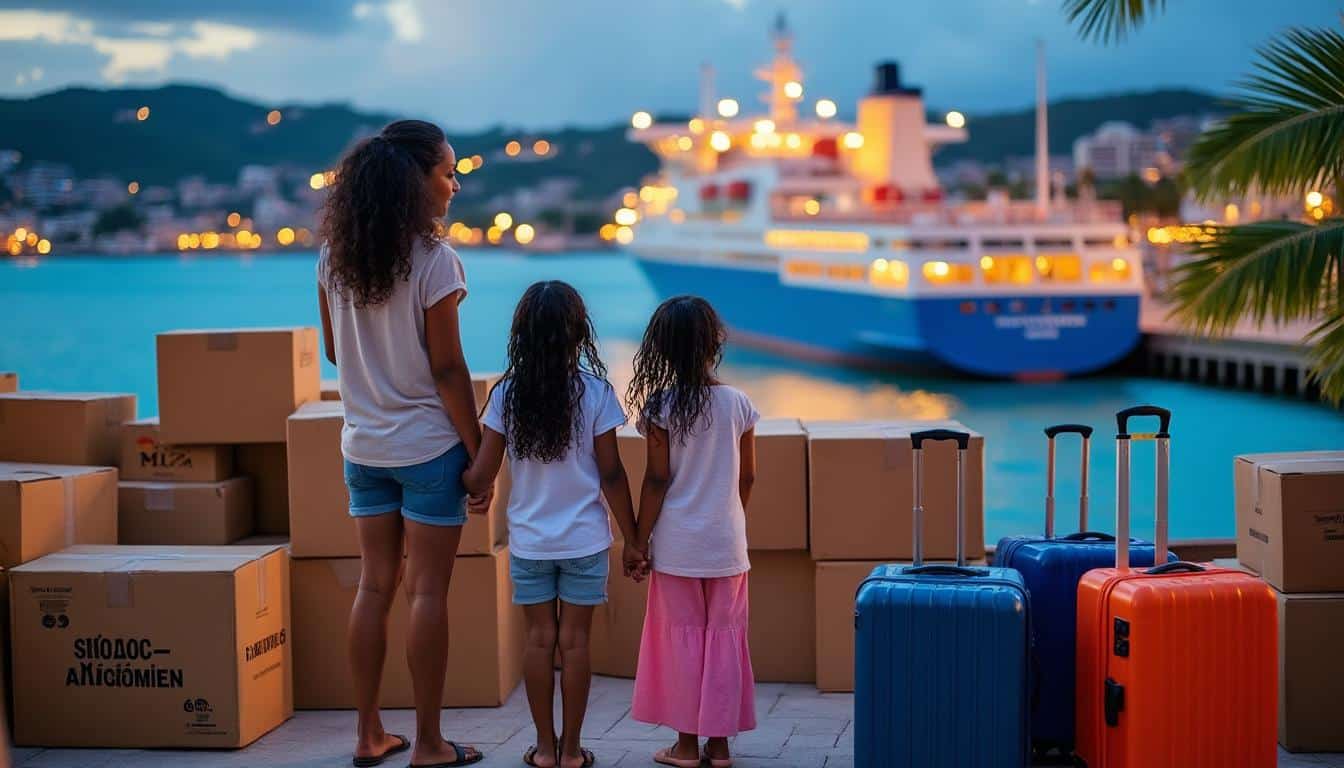 Illustration: Comprendre les particularités du déménagement vers l’île de la Martinique