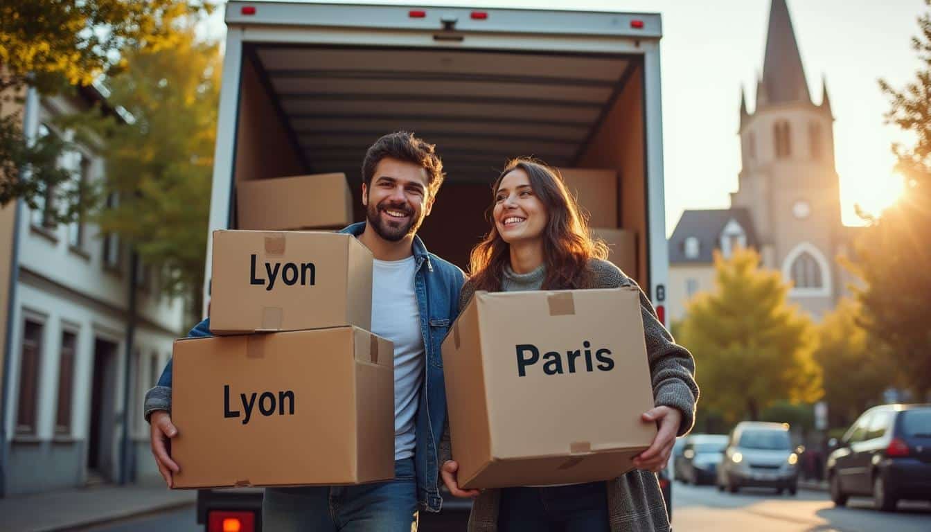 Illustration: Comprendre les enjeux d’un déménagement entre Lyon et Paris