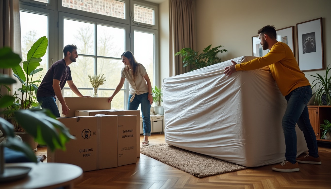 Illustration: Pourquoi bien organiser le transport des meubles volumineux et fragiles ?