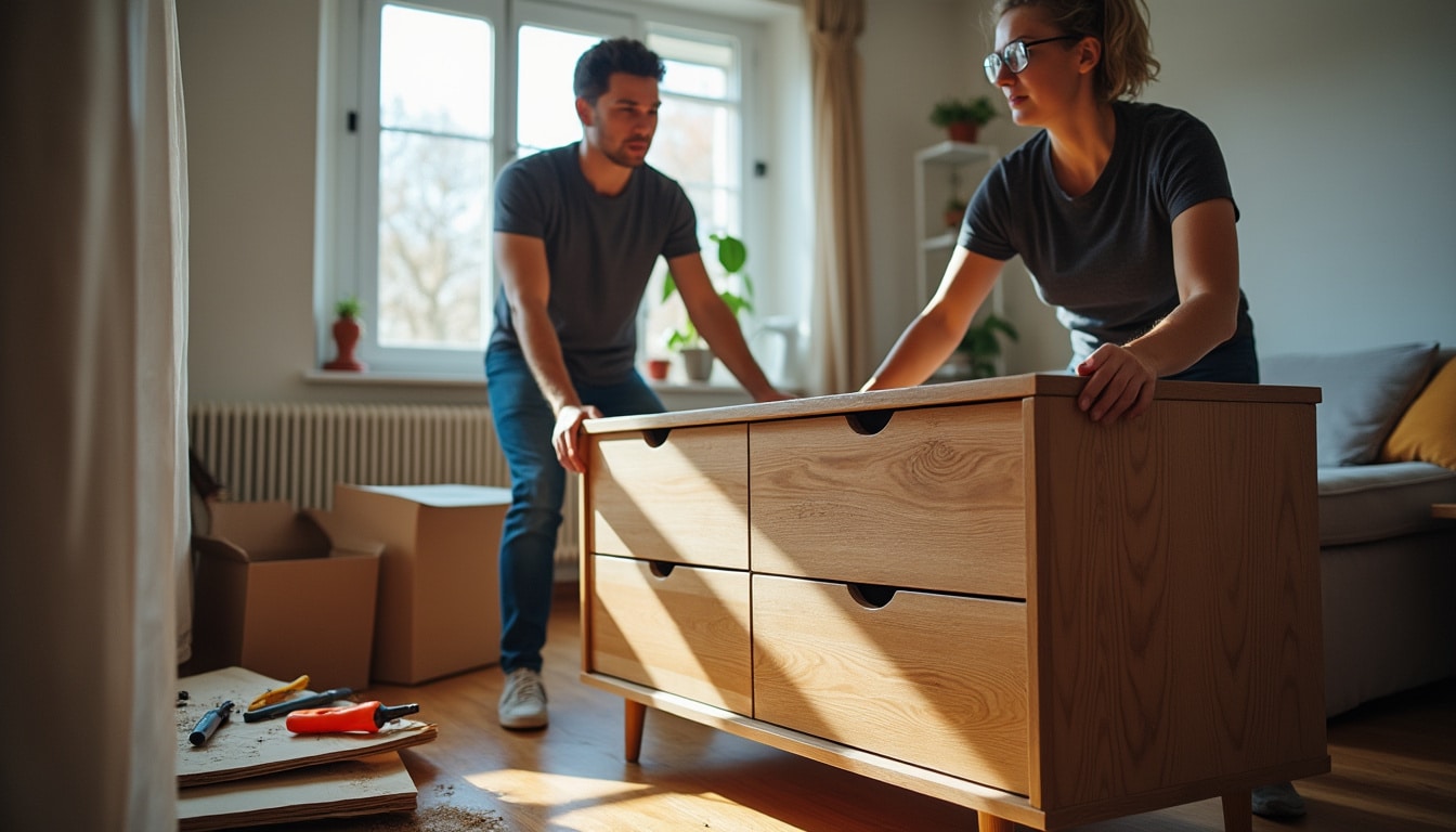 Déménager un meuble : astuces pour un transport sûr et sans stress