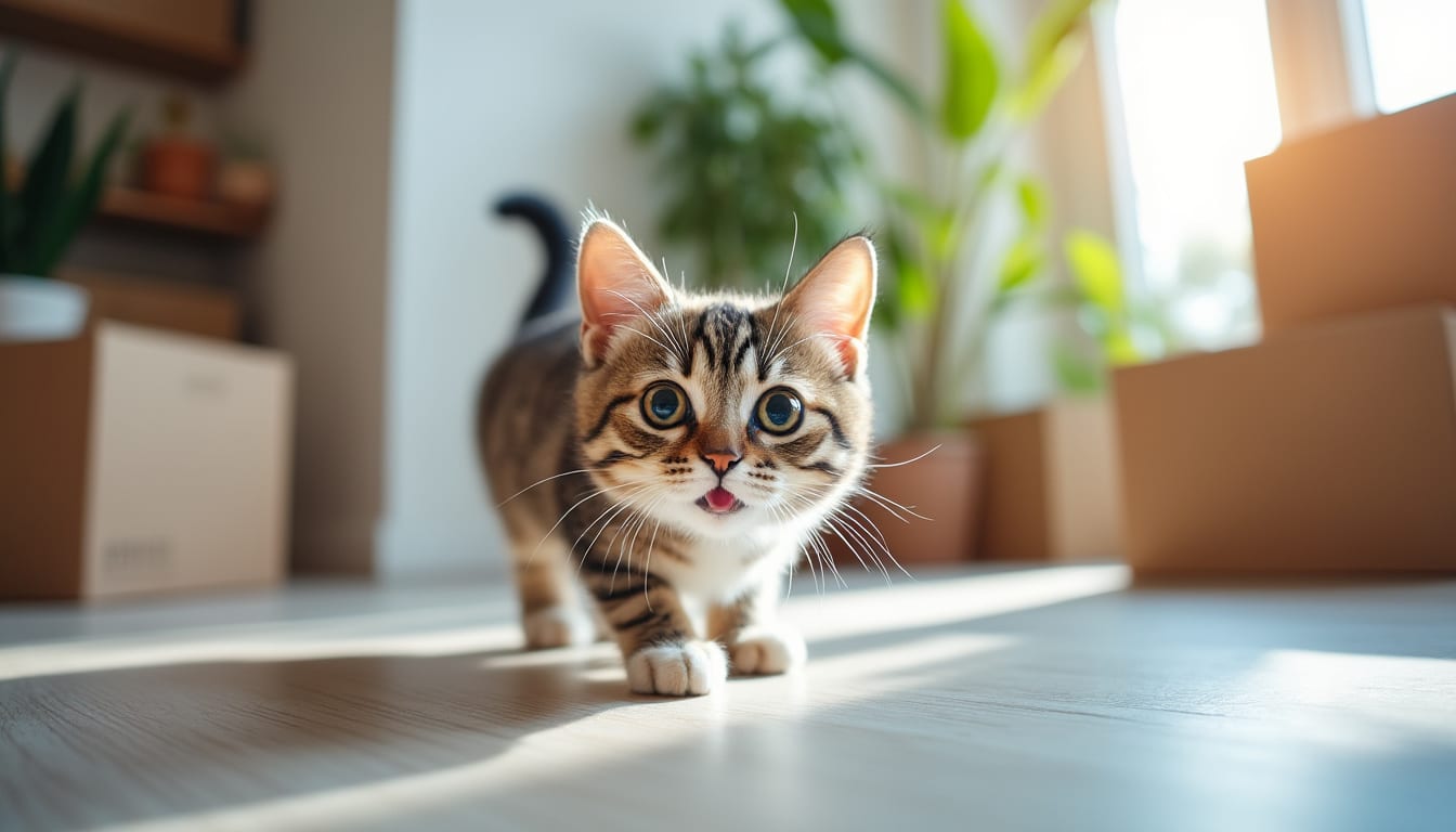 Illustration: Pourquoi le territoire est-il si important pour un chat lors d’un déménagement ?