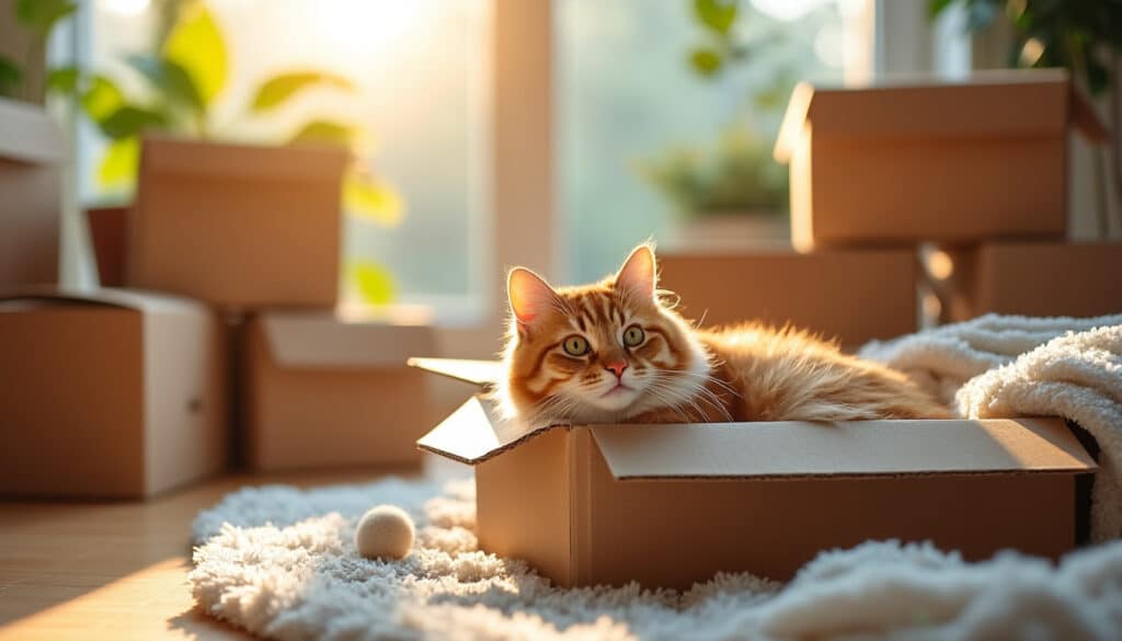 Chat et déménagement : conseils pour un changement sans stress