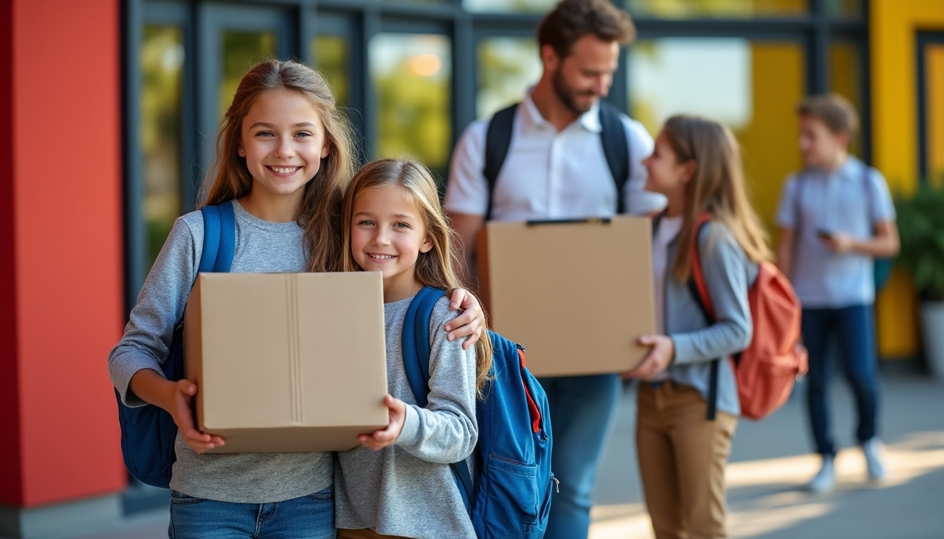 Déménagement à l’école : guide complet pour réussir l’inscription