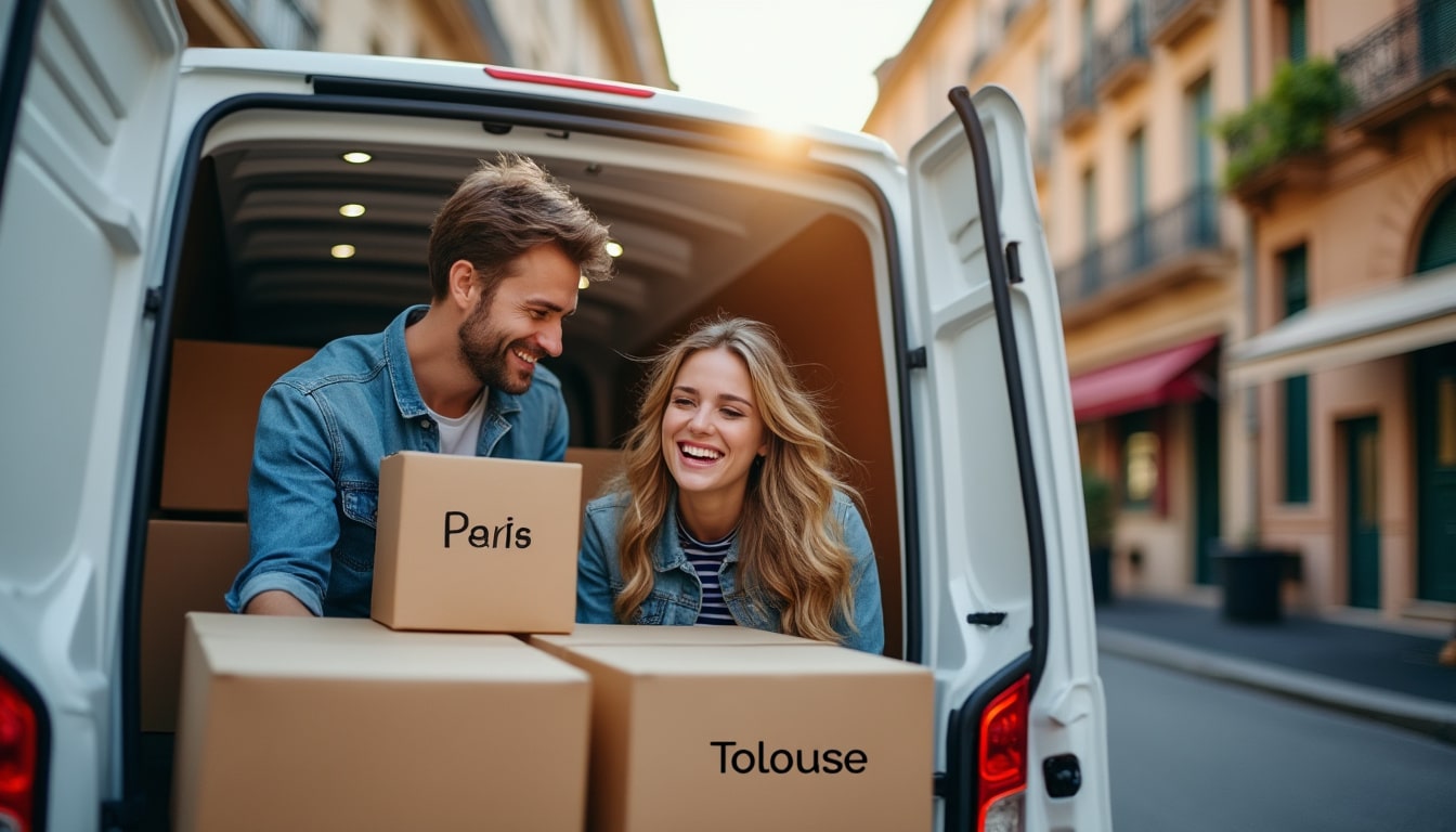 Illustration: Comprendre les spécificités d’un déménagement de Paris à Toulouse