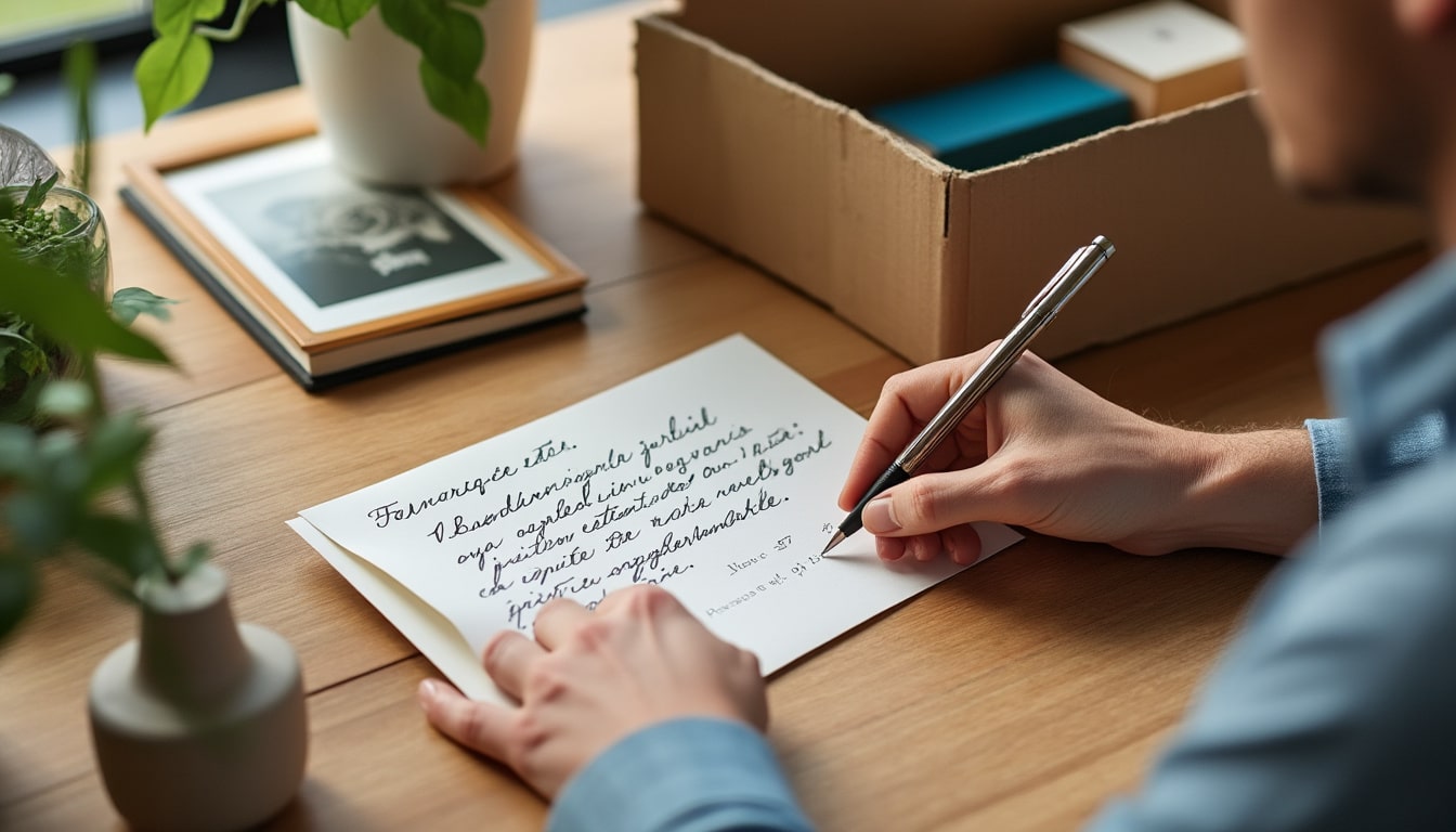 Lettre pour le déménagement : guide complet pour un départ réussi
