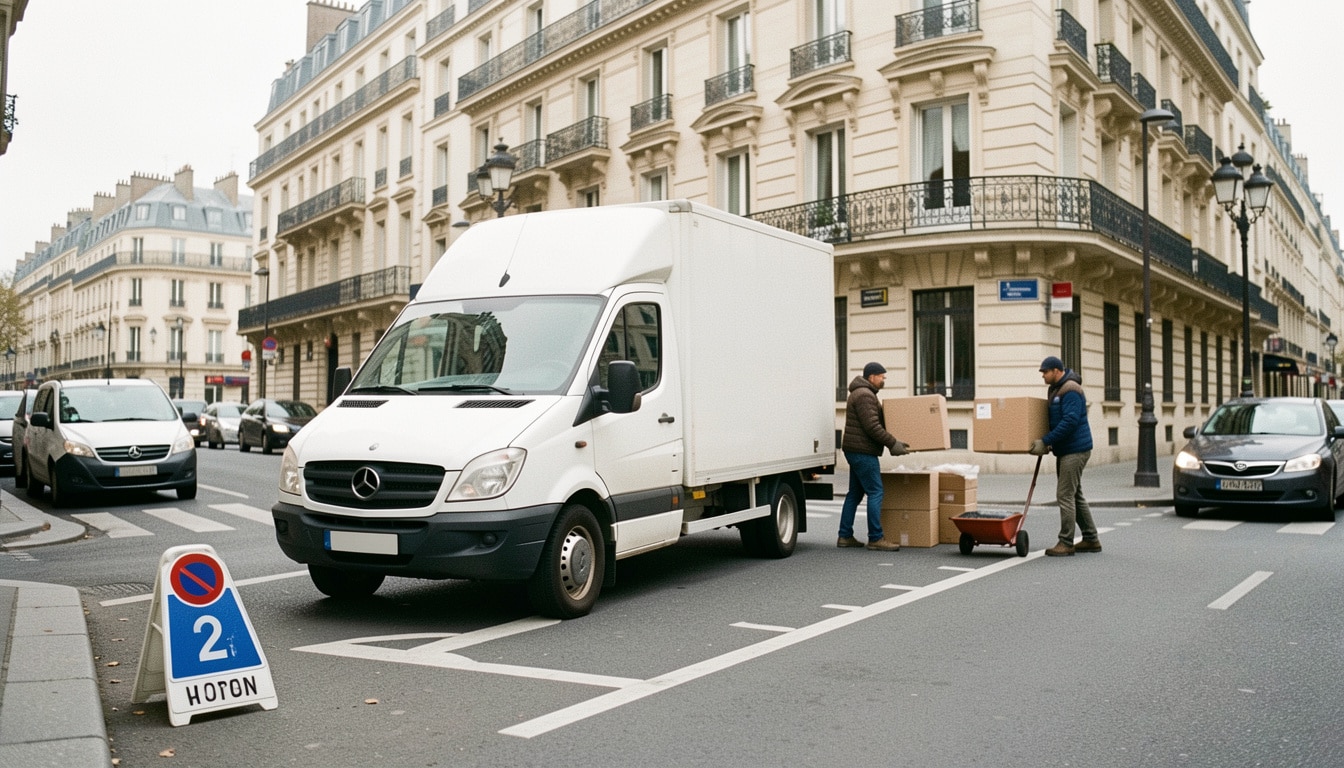 Stationnement d’un déménagement à Paris : mode d’emploi