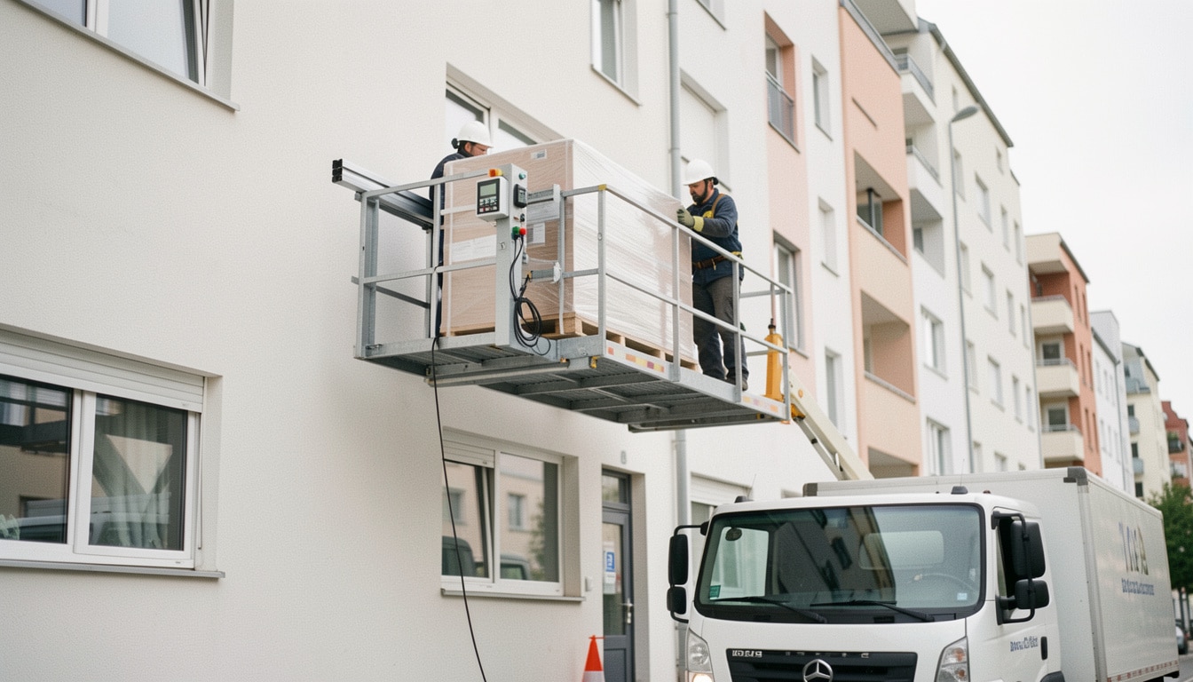 Échelle électrique de déménagement : choix et sécurité